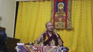 Teaching by Geshe Dorji Damdul la( Director of Tibet house)