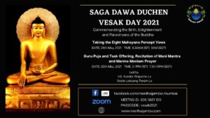 Online Saga Dawa Duchen / Vesak day Festival 2021.